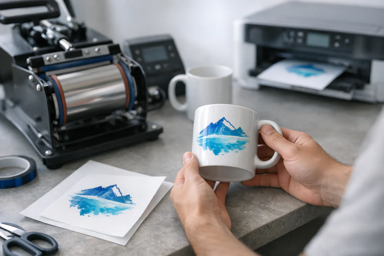 Jak wykonuje się własne nadruki na kubkach?